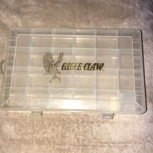 Eagle 🦅 claw plastic organizer w 3 extra inserts